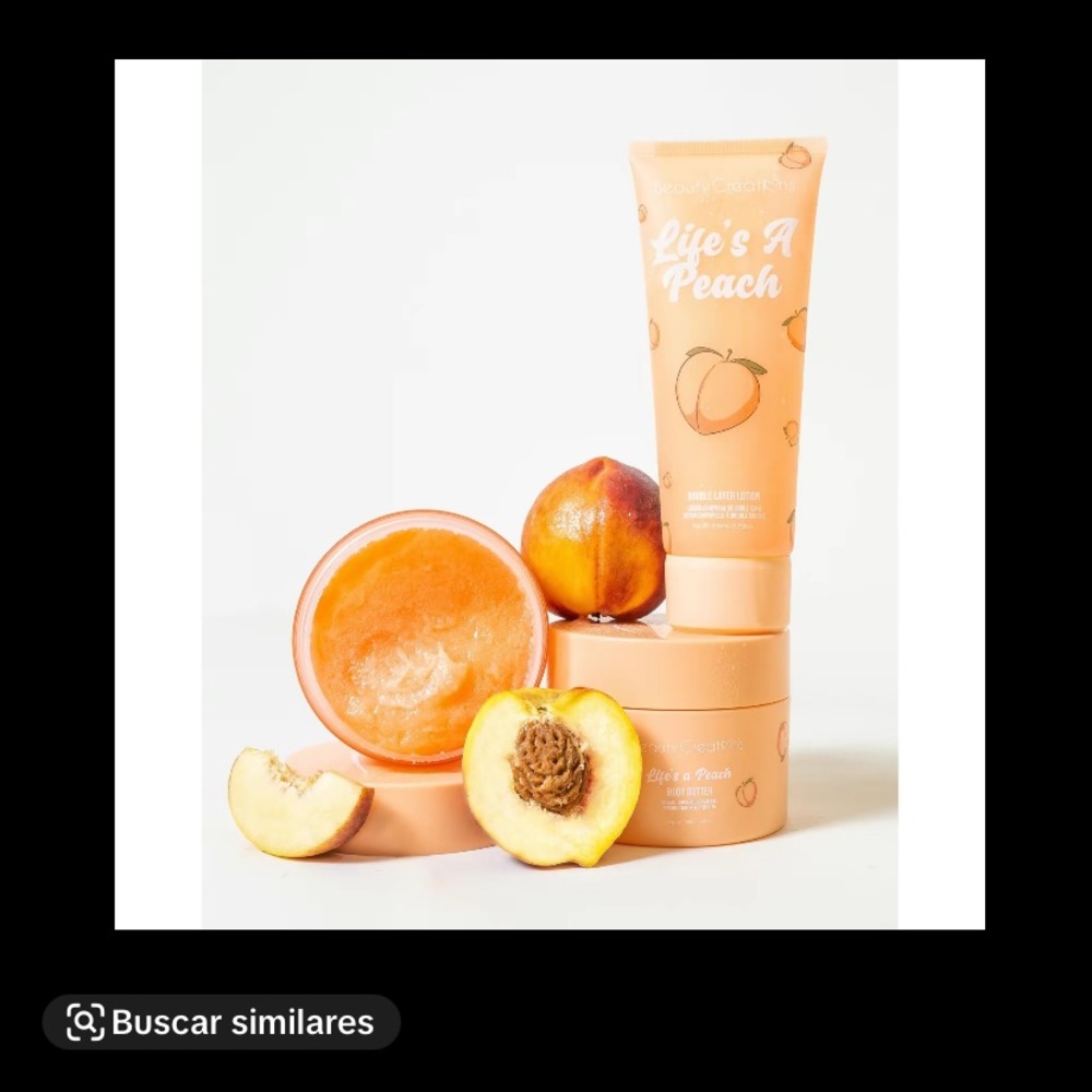 Soap & Glory Life's A Peach Body Scrub and Lotion Set - Orange